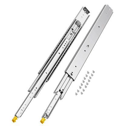 1 Pair 18-60 in Soft-Close Drawer Slides Ball Bearing Full Extension