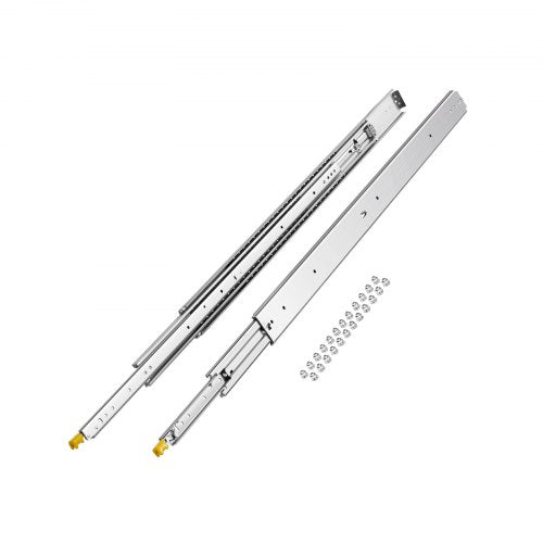 1 pair 18-60 inch soft-closing drawer slides ball bearing full extension | EU