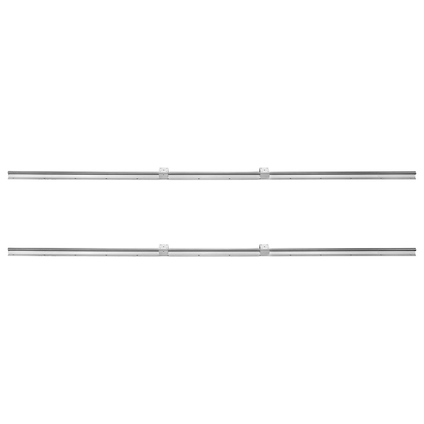 Linjära styrskenor, SBR20 1800 mm, 2 ST 70,9 tum/1800 mm SBR20 styrskenor och 4 ST SBR20UU glidblock, linjära skenor och lagersats för automatiserade maskiner DIY Project CNC Router Machines