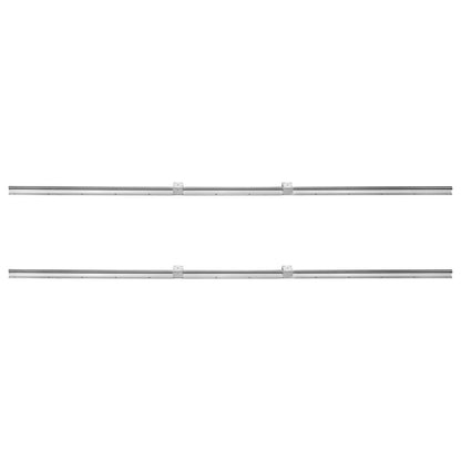 Linjära styrskenor, SBR20 1800 mm, 2 ST 70,9 tum/1800 mm SBR20 styrskenor och 4 ST SBR20UU glidblock, linjära skenor och lagersats för automatiserade maskiner DIY Project CNC Router Machines