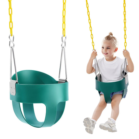 Gungstol för småbarn Hög rygg Hel hink Babysäte med gungstol 150 lbs