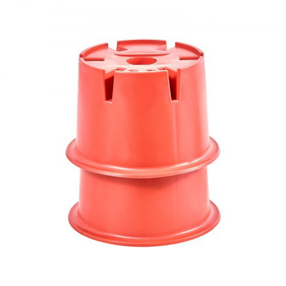 Domkraftblock för släpvagn, 6 nivåblock för husbilar, 20 cm höga, 900 kg med 2 dynor