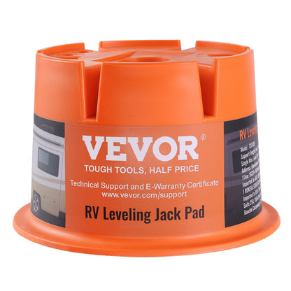 Trailer Jack Block, 2000 lbs Kapacitet per RV Leveling Block, högkvalitativ polypropylen RV Camper Stabilizer Blocks, RV Resetillbehör Används för alla tunga Jack, stolpe, fot, 5:e hjul, 2-pack