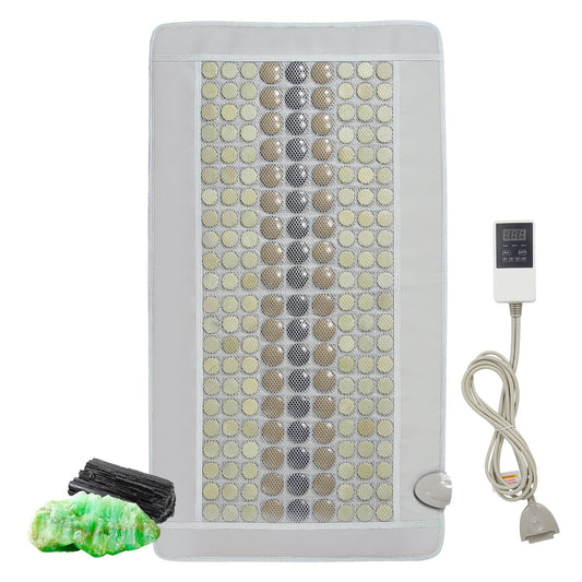 Far Infrared Heating Pad 132 Natural Jade 54 Tourmaline Stone Värmedyna