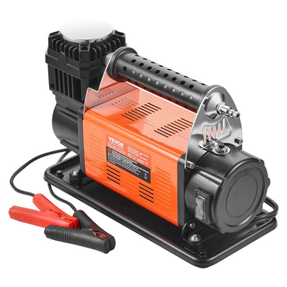 12V Heavy Duty Bärbar Luftkompressor Bildäck Inflator 7.06CFM 150PSI