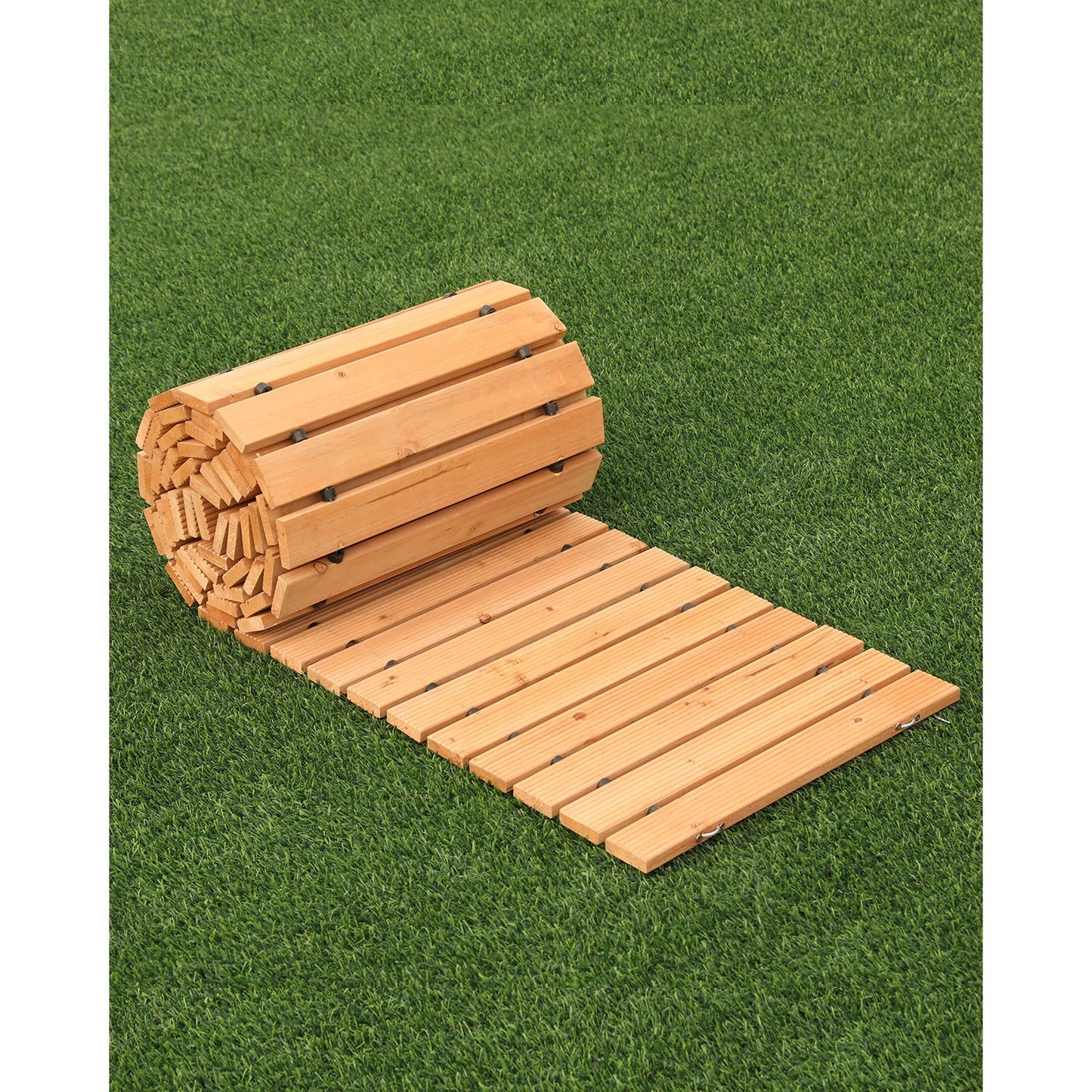 12 Fuß L x 22 Zoll B Gerader Gartenweg Ausrollbarer Gartenweg