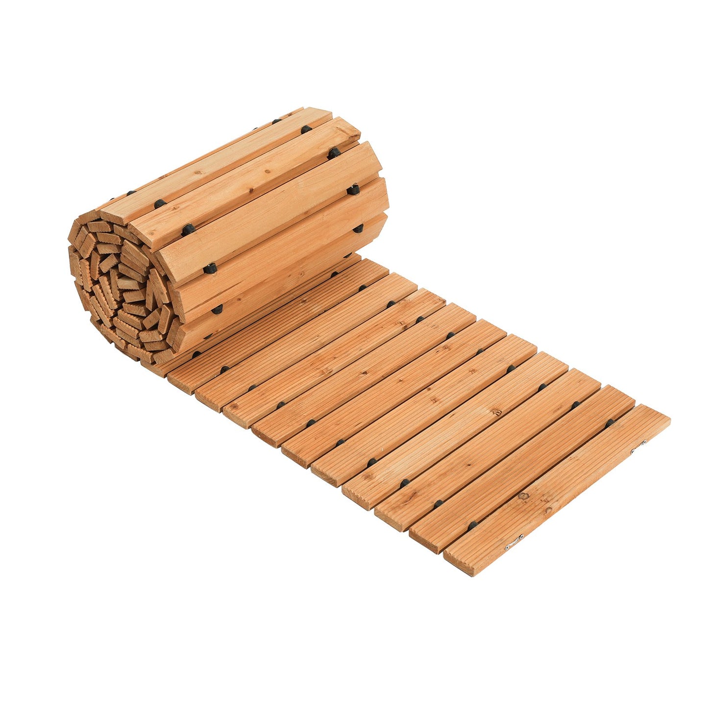 12 Fuß L x 22 Zoll B Gerader Gartenweg Ausrollbarer Gartenweg