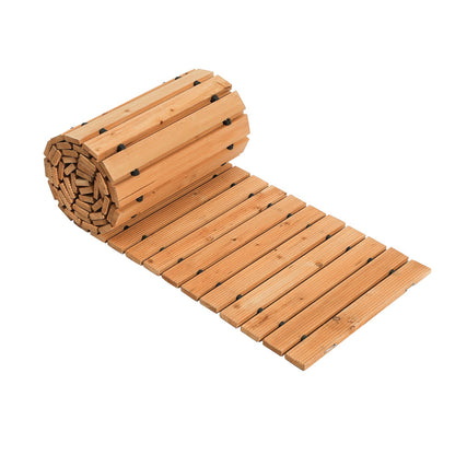 12 Fuß L x 22 Zoll B Gerader Gartenweg Ausrollbarer Gartenweg