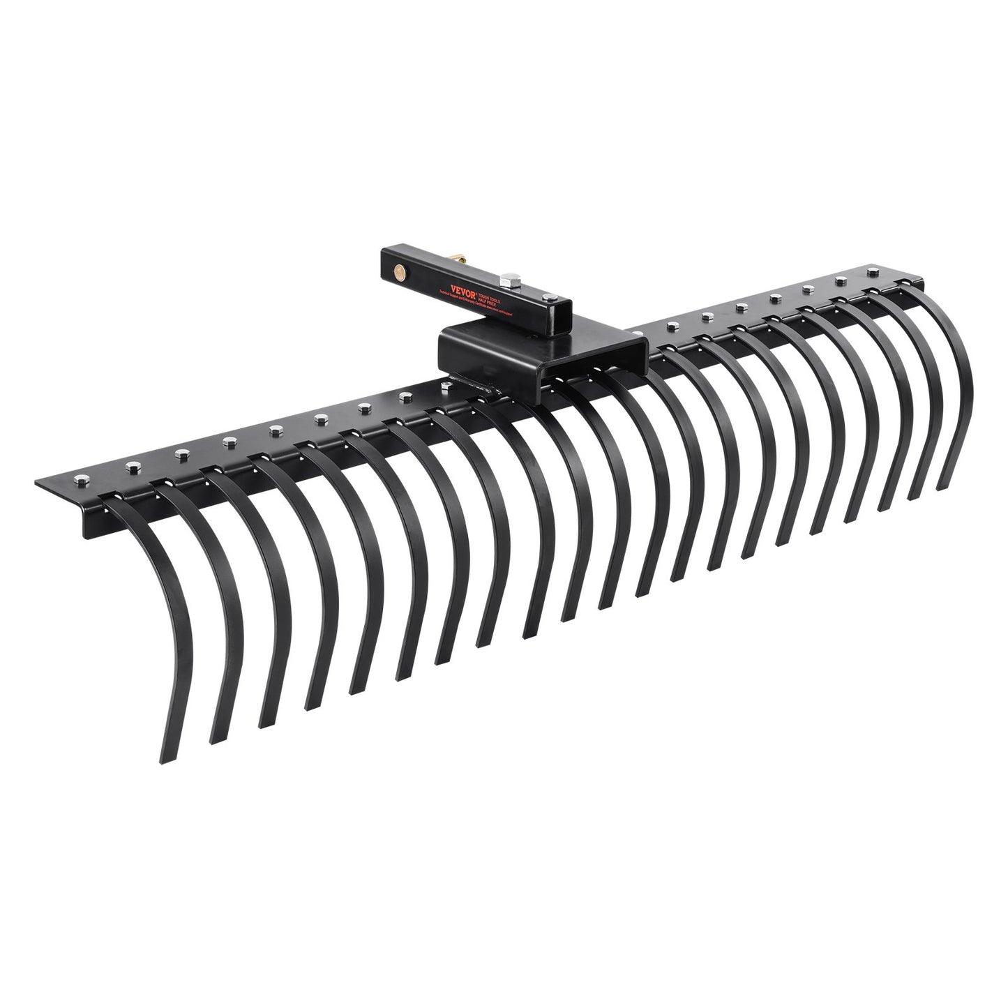 Tow behind landscape rake 60" Lawn Dethatcher Rake with 21 steel tines