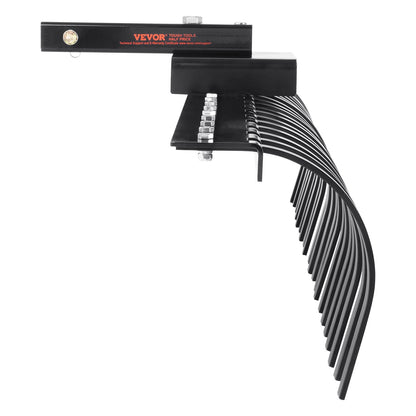 Tow behind landscape rake 60" Lawn Dethatcher Rake with 21 steel tines