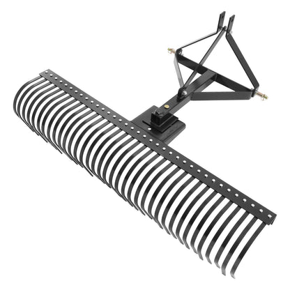 Tow Behind Dethatcher 72" 3-Point Lawn Dethatcher Rake with Accessories