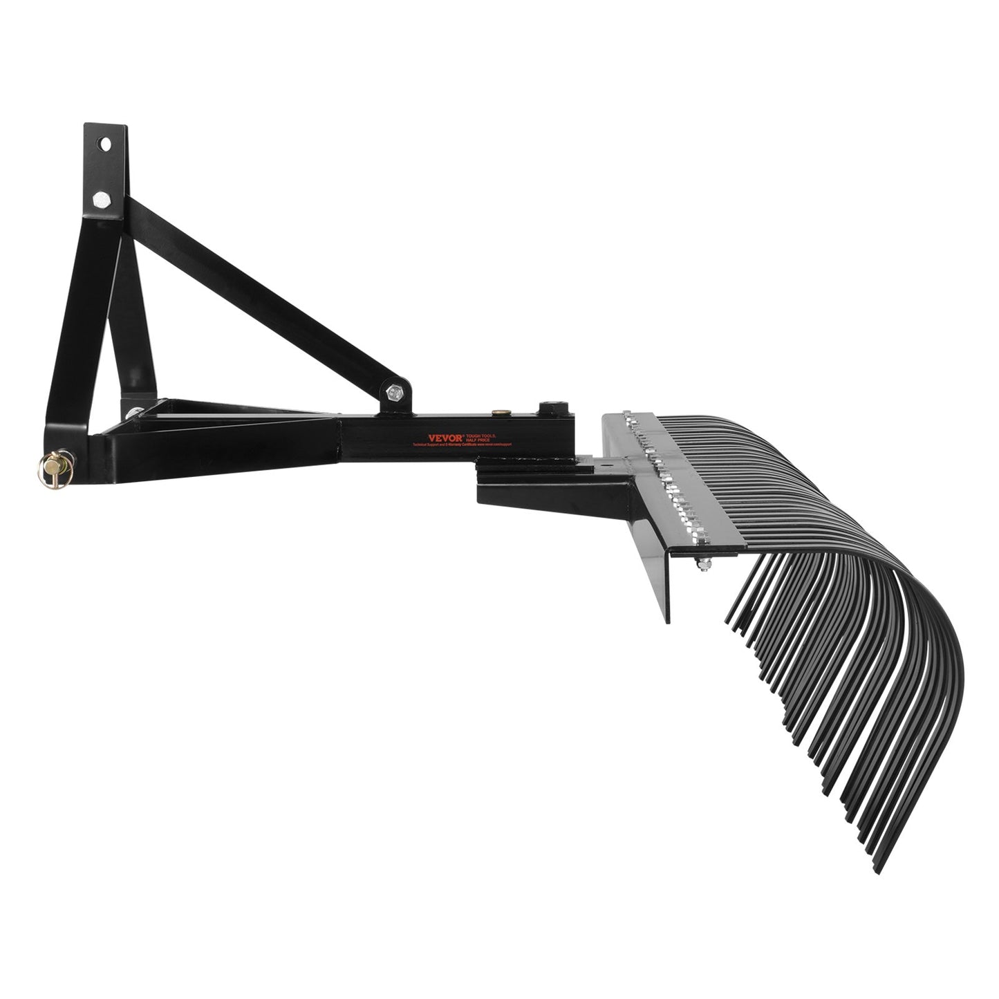 Tow Behind Dethatcher 72" 3-Point Lawn Dethatcher Rake with Accessories
