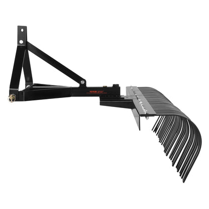 Tow Behind Dethatcher 72" 3-Point Lawn Dethatcher Rake with Accessories