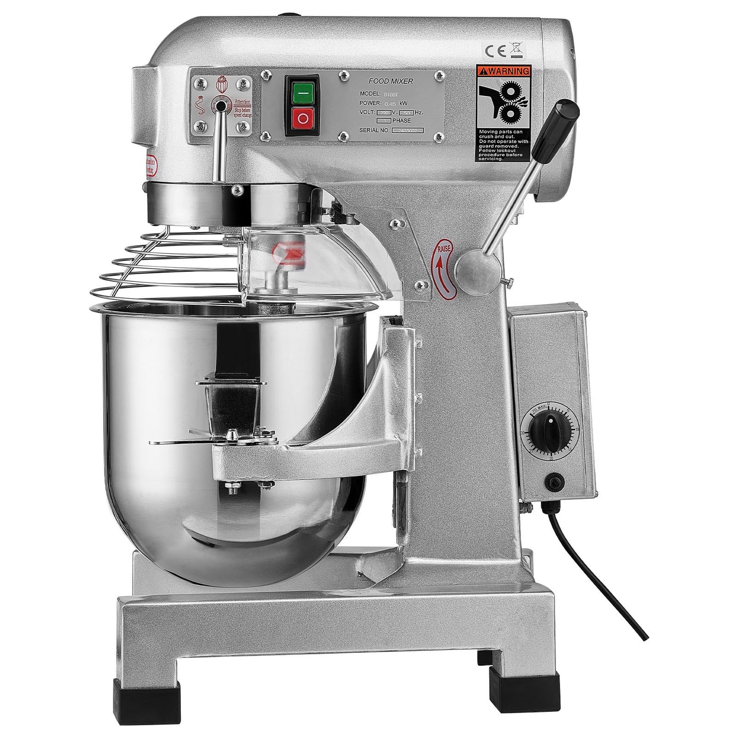 Commercial Food Mixer 28,5L 3-hastighets Stand Deg Mixer 1100W för restaurang