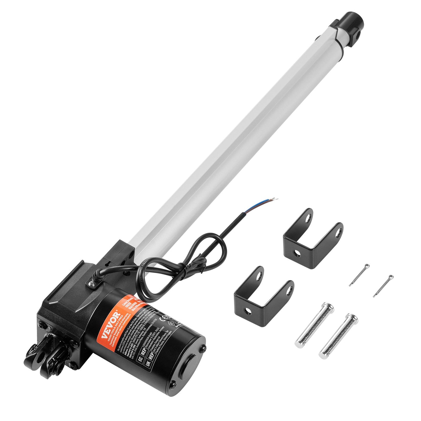 Linjärt ställdon 12V 16In Heavy Duty 1320lbs/6000N 0,19"/s IP44-skydd