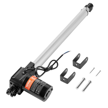 Linjärt ställdon 12V 16In Heavy Duty 1320lbs/6000N 0,19"/s IP44-skydd