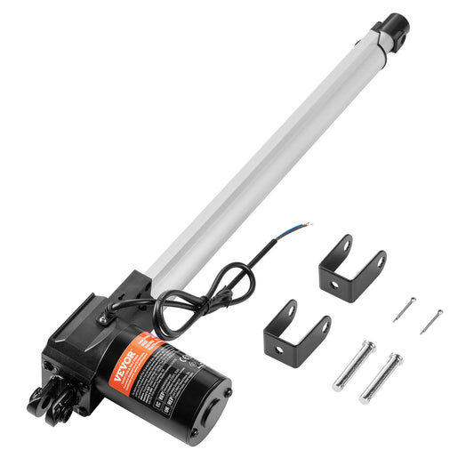 Linjärt ställdon 12V 16In Heavy Duty 1320lbs/6000N 0,19"/s IP44-skydd