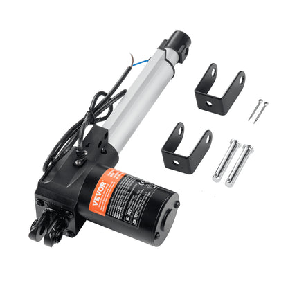 Linjärt ställdon 12V 6Tum Heavy Duty 1320lbs/6000N 0,19"/s IP44-skydd