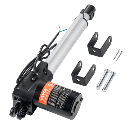 Linear Actuator 12V 8Inch Heavy Duty 1320lbs/6000N 0.19"/s IP44 Protection