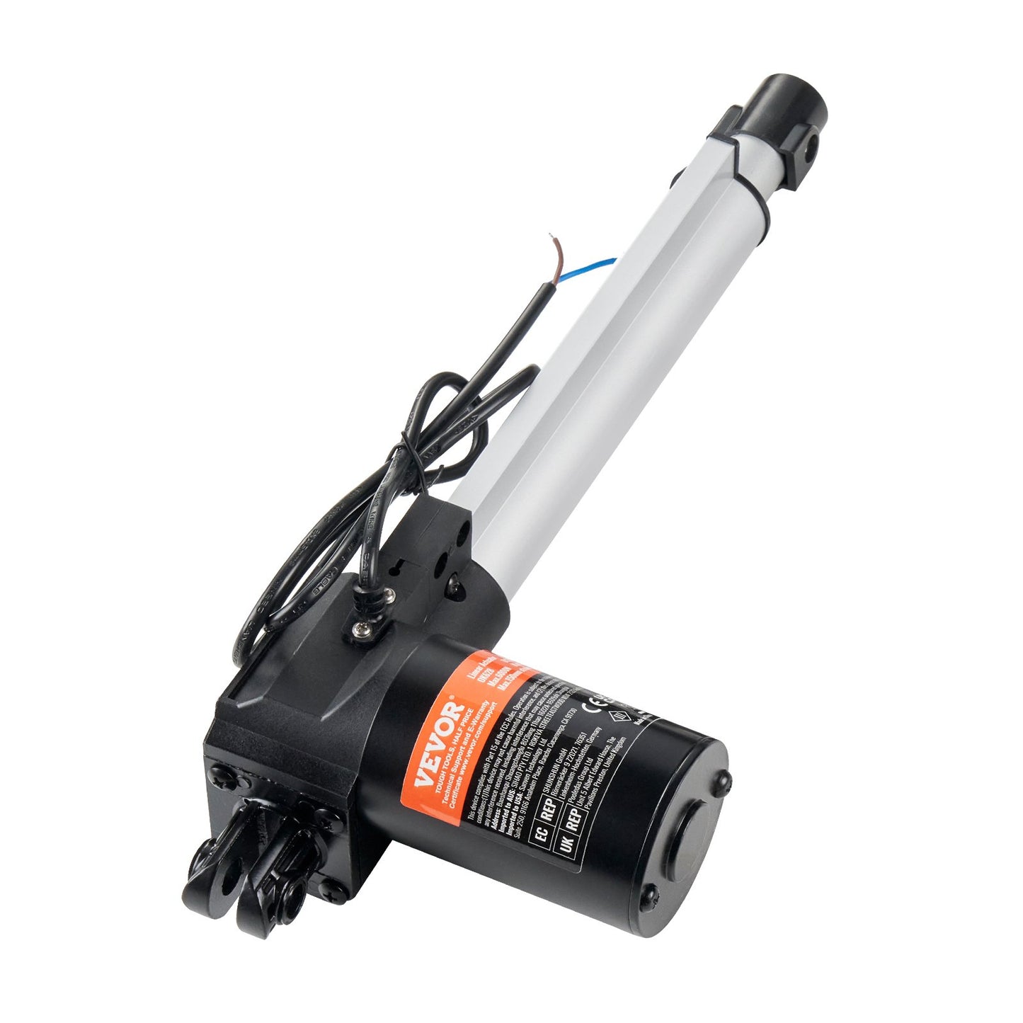 Linear Actuator 12V 8Inch Heavy Duty 1320lbs/6000N 0.19"/s IP44 Protection