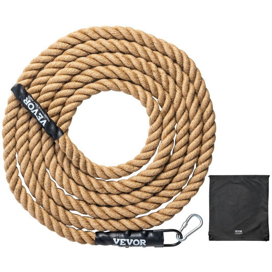 1,5"x25FT Gym klätterrep Fitness Styrketräningsrep Hemträning
