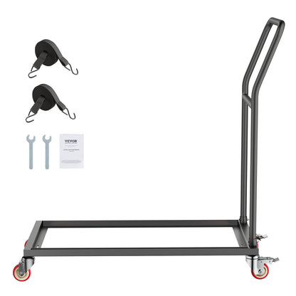 Folding chair cart for 25 chairs of 300 LBS L-shape vertical