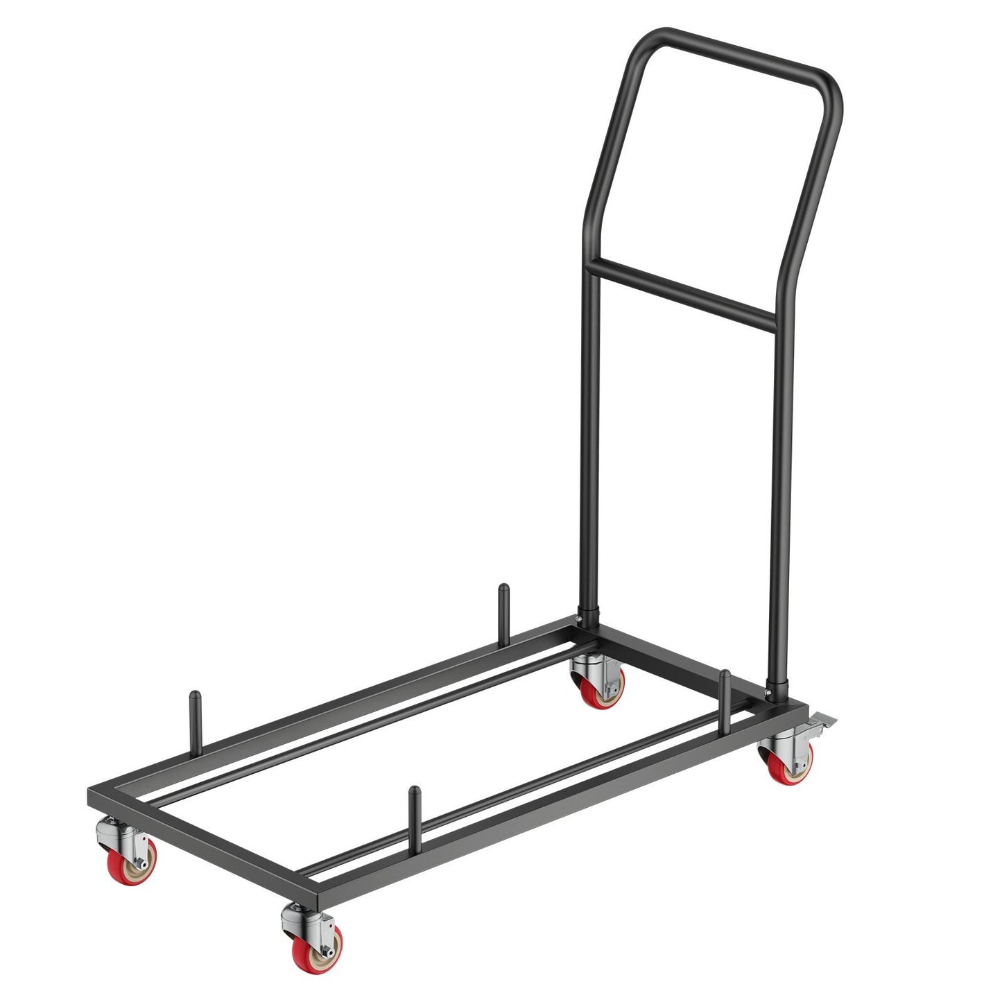 Folding Chair Rack Cart för 25 stolar på 300 LBS L-form horisontell