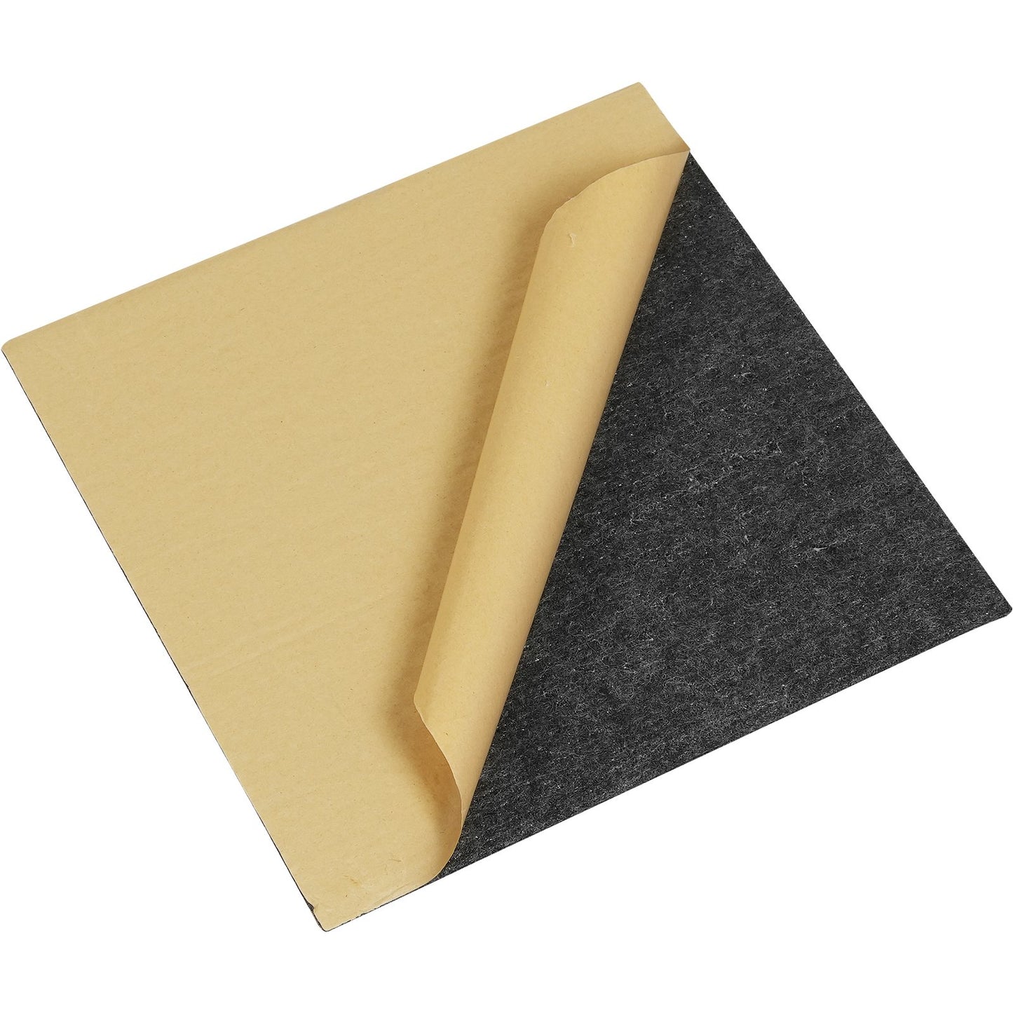 Mattplattor Peel and Stick, 12" x 12" fyrkanter självhäftande matta golvplattor, mjuka vadderade mattor, lättinstallerad DIY för sovrum Vardagsrum inomhus utomhus (12 plattor, mörkgrå)