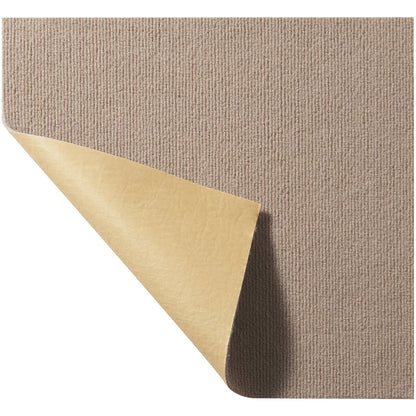 Carpet Tiles Peel and Stick, 18" x 18" Square Self-Adhesive Carpet Floor Tiles, Soft Padded Rugs, Easy Install DIY for Bedroom Living Room Indoor Outdoor (10 Tiles, Light Brown)