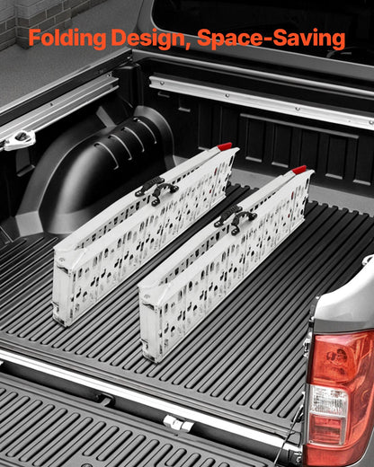 1500 lbs aluminiumramper 2st Kraftiga lastramper med handtag