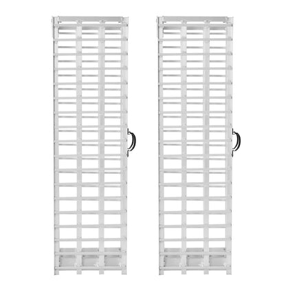 2000 lbs aluminiumramper 2st Kraftiga lastramper med handtag