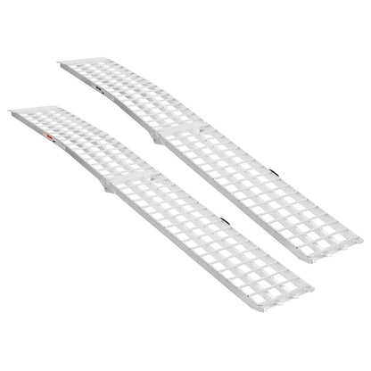 2000 lbs aluminiumramper 2st Kraftiga lastramper med handtag