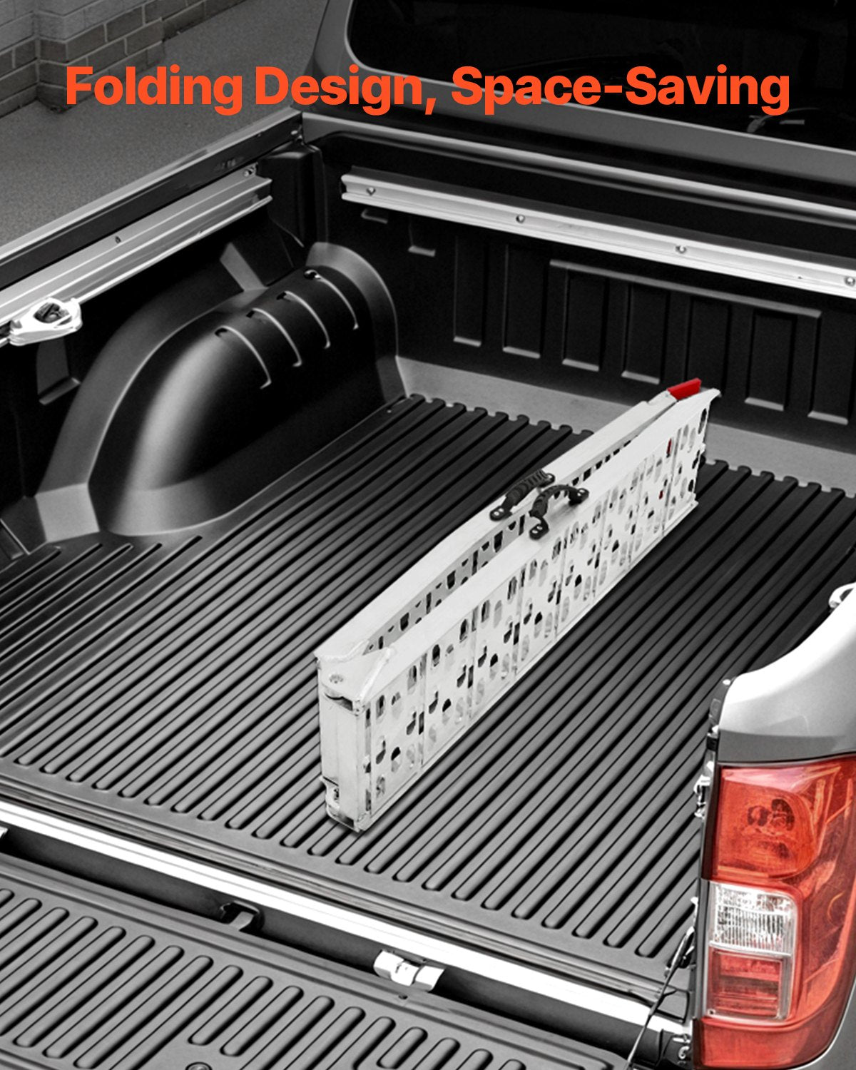 750 lbs aluminiumramper 1 st Kraftiga lastramper med handtag