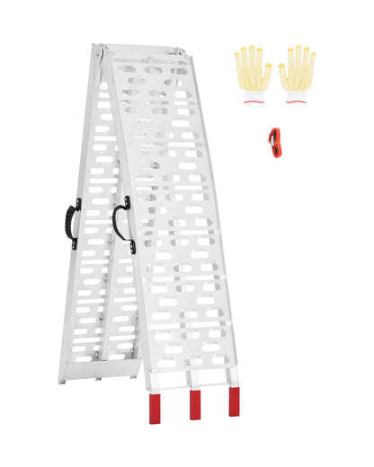750 lbs aluminiumramper 1 st Kraftiga lastramper med handtag
