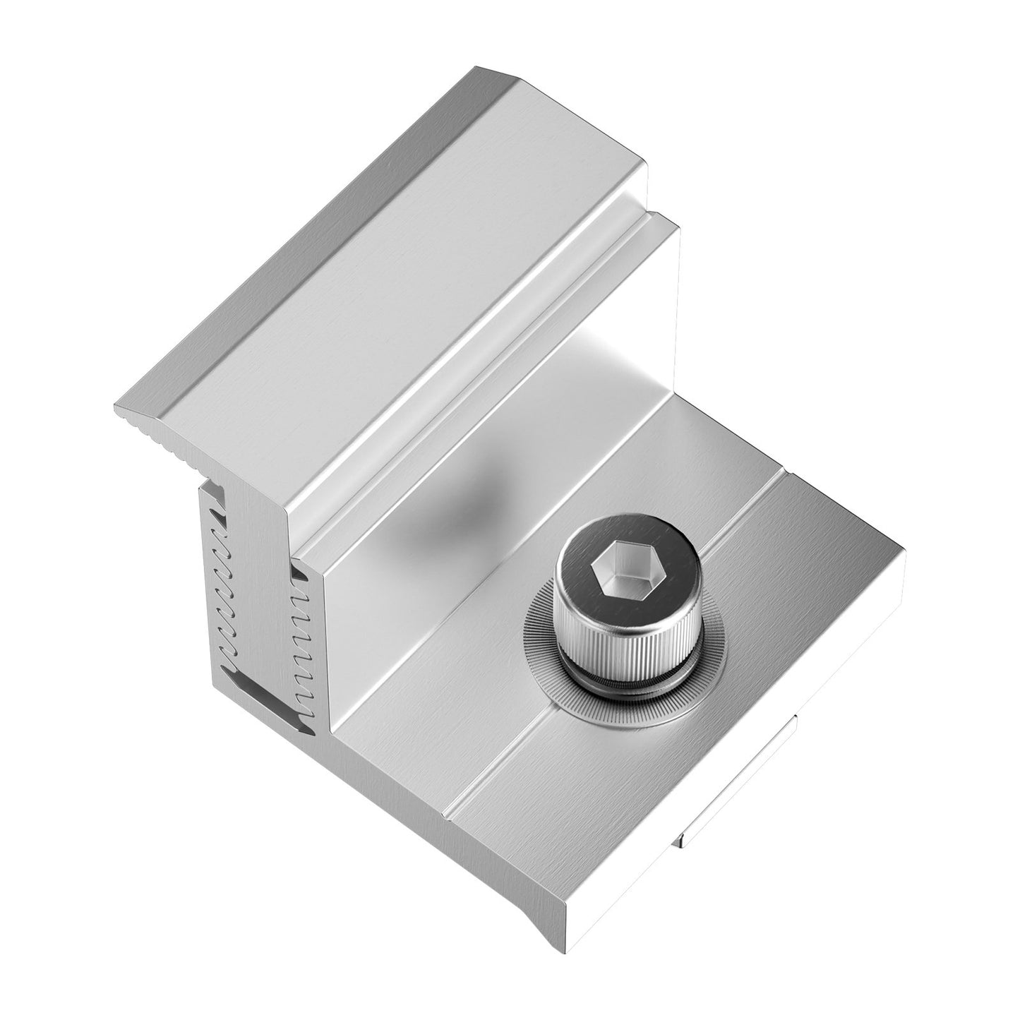 Solar Panel Z monteringsfäste 35-50 mm justerbara fäste ändklämmor 20 st.