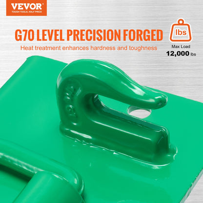 5/16" Tractor Bucket Hooks Grade 70 Steel Grab Hooks 12,000 lbs for RV UTV