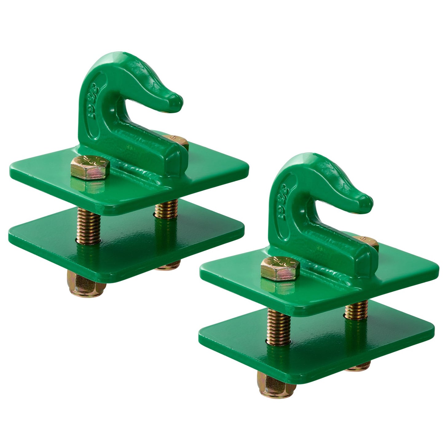 3/8" Tractor Bucket Hooks Grade 70 Forged Steel Grab Hooks Back Plate