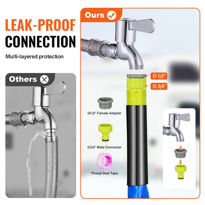 50ft Heated Water Hose for RV -45℉ Anti-Freeze Heated Drinking Water Hose