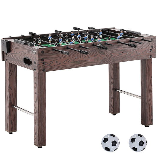 Fotbollsbord, 48 tums Fotbollsbord i standardstorlek, Full storlek inomhus fotbollsbord för hem, familj och spelrum, Fotboll med Fotbollsbord, Inkluderar 2 bollar och 2 kopphållare