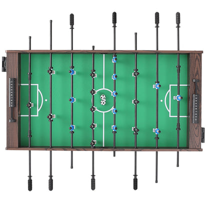 Fotbollsbord, 48 tums Fotbollsbord i standardstorlek, Full storlek inomhus fotbollsbord för hem, familj och spelrum, Fotboll med Fotbollsbord, Inkluderar 2 bollar och 2 kopphållare