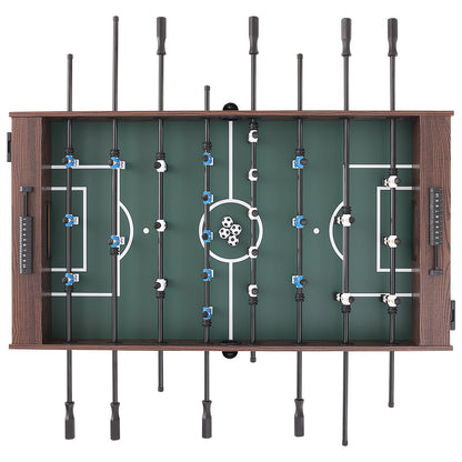 Fotbollsbord, 55 tums Fotbollsbord i standardstorlek, Full storlek Fotbollsbord inomhus för hem, familj och spelrum, Fotboll med Fotbollsbord, Inkluderar 4 bollar och 2 kopphållare
