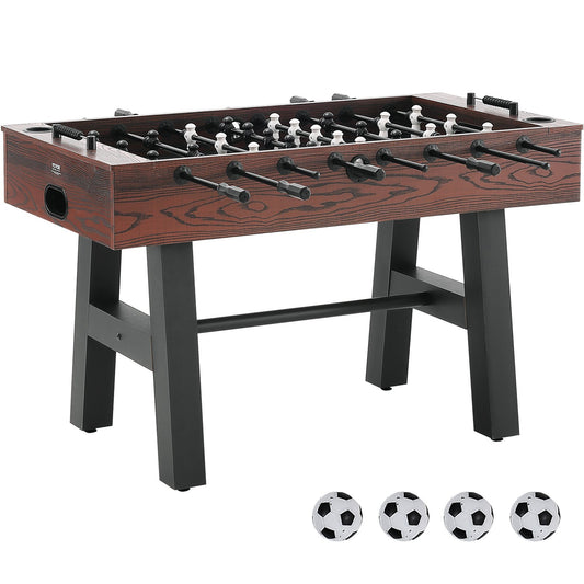 Fotbollsbord, 55 tums Fotbollsbord i standardstorlek, Full storlek Fotbollsbord inomhus för hem, familj och spelrum, Fotboll med Fotbollsbord, Inkluderar 4 bollar och 2 kopphållare