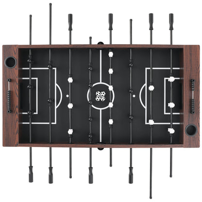 Fotbollsbord, 55 tums Fotbollsbord i standardstorlek, Full storlek Fotbollsbord inomhus för hem, familj och spelrum, Fotboll med Fotbollsbord, Inkluderar 4 bollar och 2 kopphållare