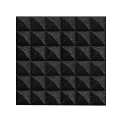 Akustiska skumpaneler 48-pack 12 x 12 x 2 i lim för väggtak