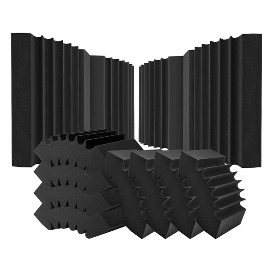 Akustiska skumpaneler 4-pack 16,5 x 6,3 x 12 i lim för väggtak