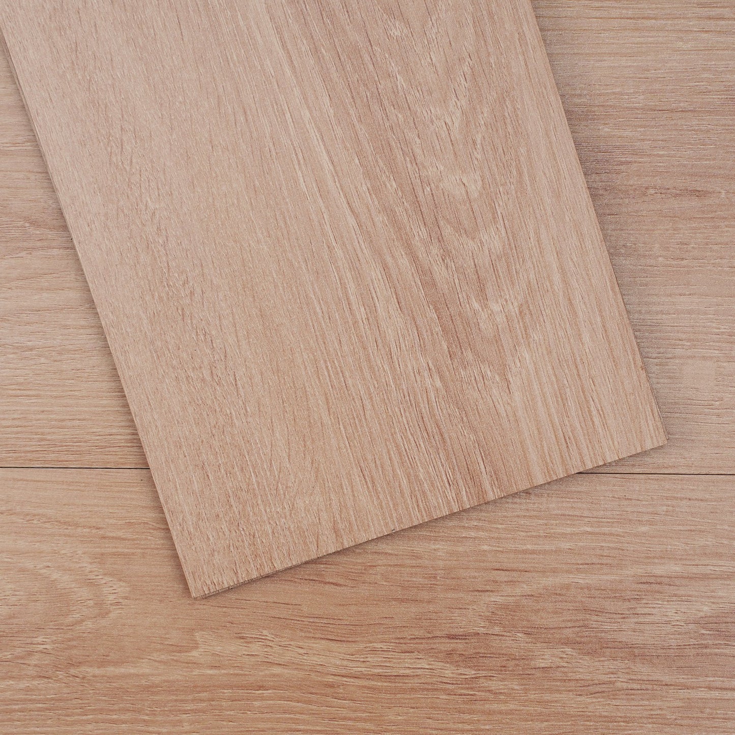 Self-Adhesive Vinyl Floor Tiles 36 x 6 Inch, 36 Tiles 2.5mm Thick Peel &amp; Stick, Natural Wood Grain DIY Flooring for Kitchen, Dining Room, Bedroom and Bathroom, Easy for Home Decor