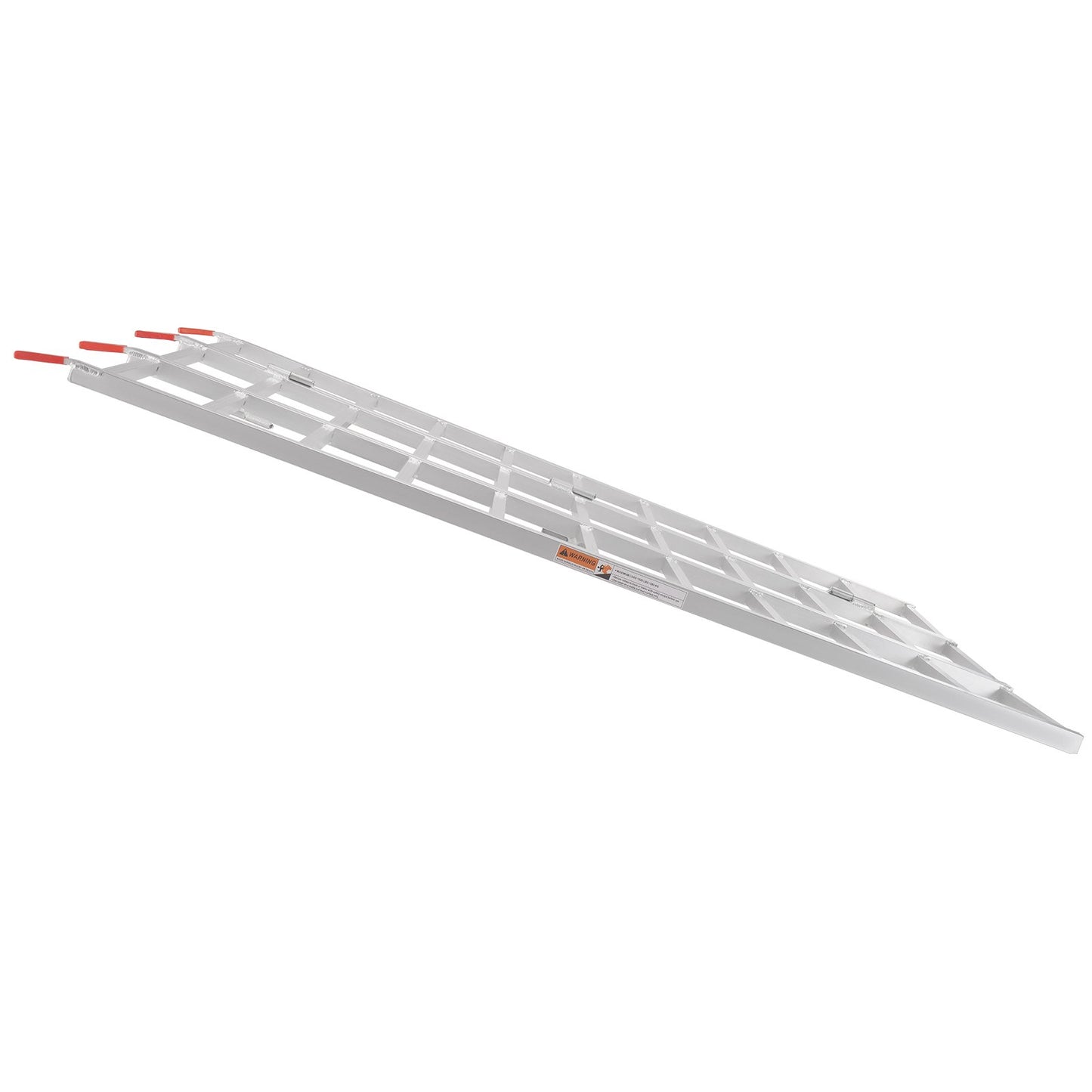 Aluminiumramper, 1500 lbs, trippelfällbar ramp med lastremmar, hopfällbar lastramp för motorcykel, traktor, ATV/UTV, lastbilar, gräsklippare, snöslunga, 77"L x 54"W, 1 st