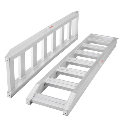 Aluminiumramper, 8810 lbs, kraftiga ramper med övre krokfäste, universell lastramp för motorcykel, traktor, ATV/UTV, lastbilar, gräsklippare, 72"L x 15"W, 2st
