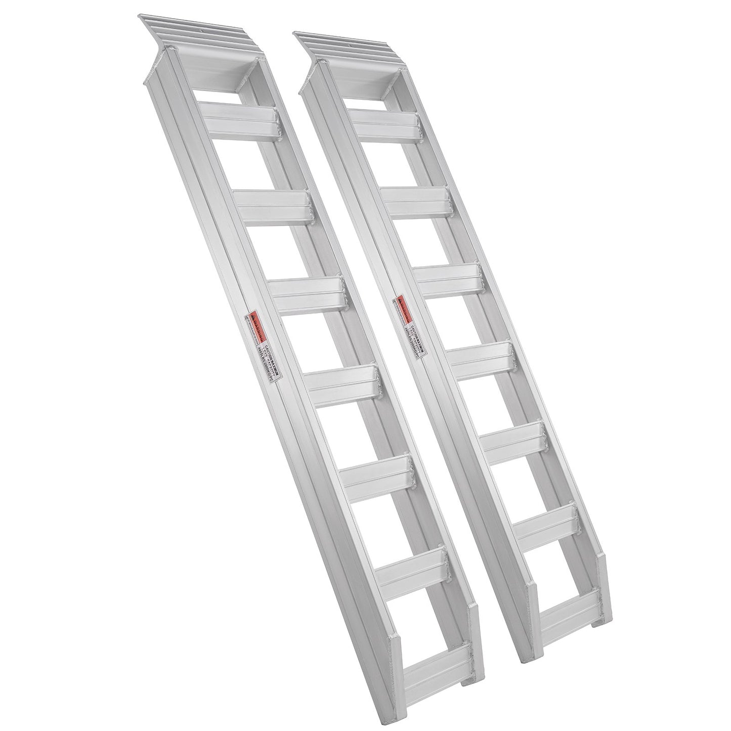 Aluminiumramper, 8810 lbs, kraftiga ramper med övre krokfäste, universell lastramp för motorcykel, traktor, ATV/UTV, lastbilar, gräsklippare, 72"L x 15"W, 2st
