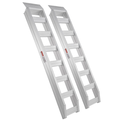 Aluminiumramper, 8810 lbs, kraftiga ramper med övre krokfäste, universell lastramp för motorcykel, traktor, ATV/UTV, lastbilar, gräsklippare, 72"L x 15"W, 2st